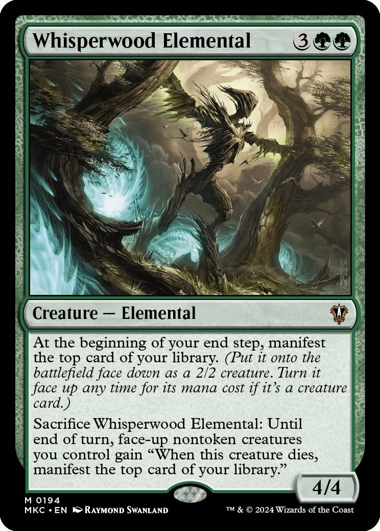 Whisperwood Elemental [Murders at Karlov Manor Commander] | Deep Dive Games St. Marys