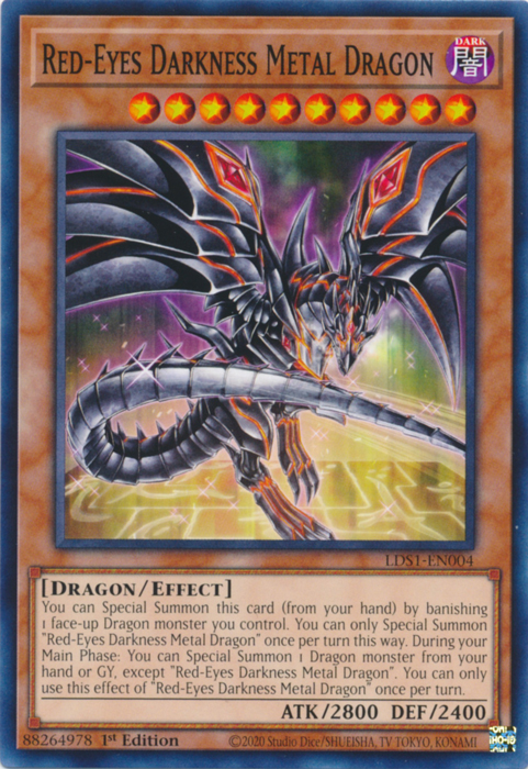 Red-Eyes Darkness Metal Dragon [LDS1-EN004] Common | Deep Dive Games St. Marys