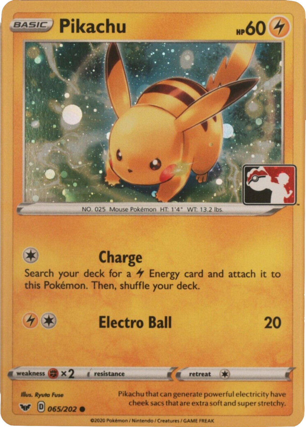 Pikachu (065/202) (Cosmos Holo) [League & Championship Cards] | Deep Dive Games St. Marys