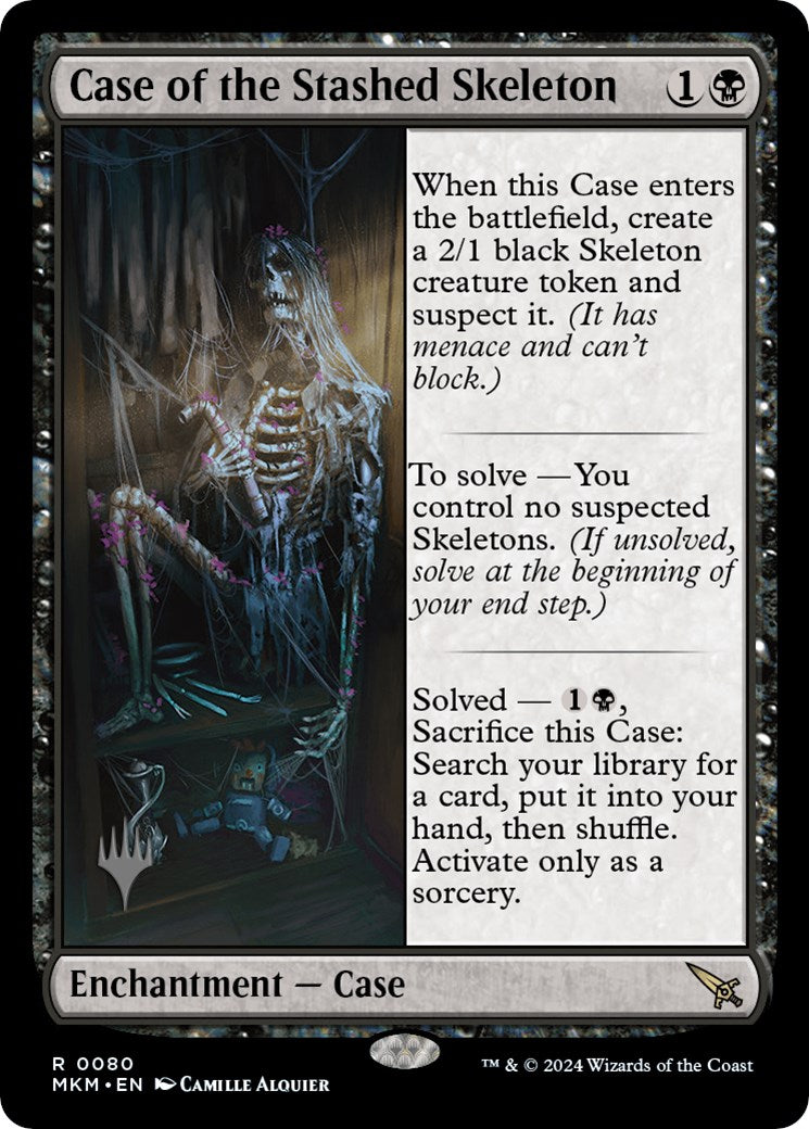 Case of the Stashed Skeleton (Promo Pack) [Murders at Karlov Manor Promos] | Deep Dive Games St. Marys