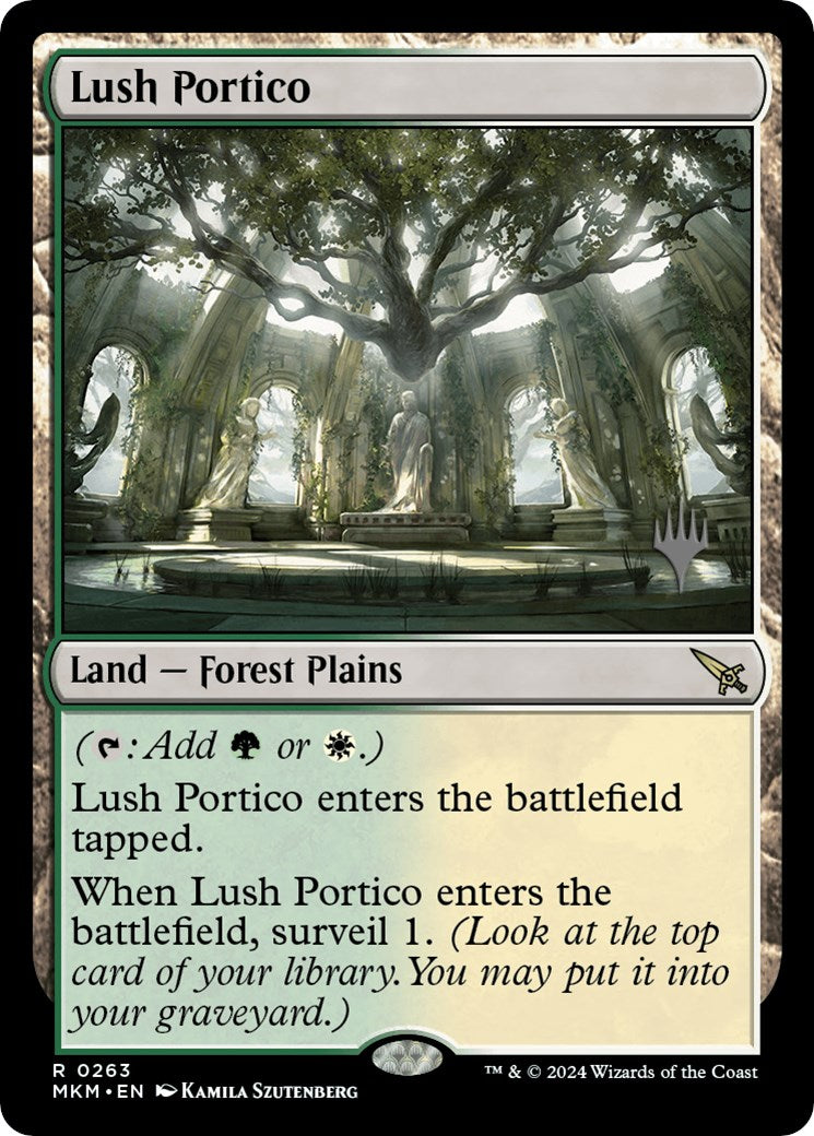 Lush Portico (Promo Pack) [Murders at Karlov Manor Promos] | Deep Dive Games St. Marys