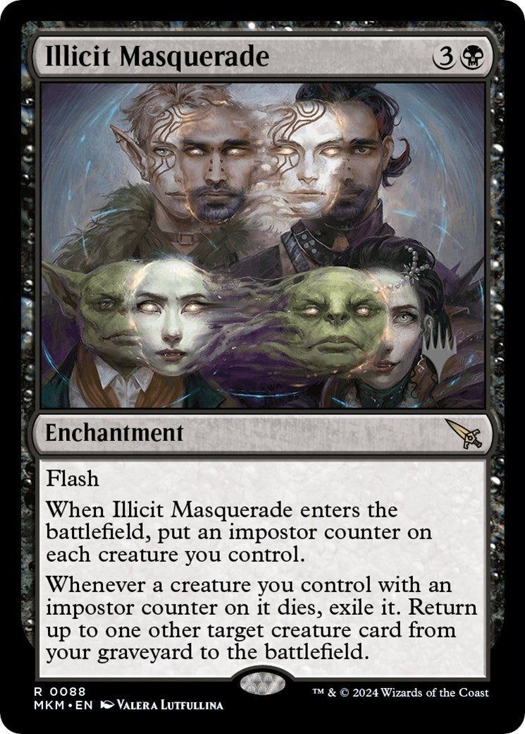 Illicit Masquerade (Promo Pack) [Murders at Karlov Manor Promos] | Deep Dive Games St. Marys