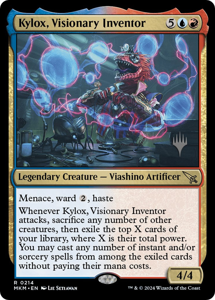 Kylox, Visionary Inventor (Promo Pack) [Murders at Karlov Manor Promos] | Deep Dive Games St. Marys