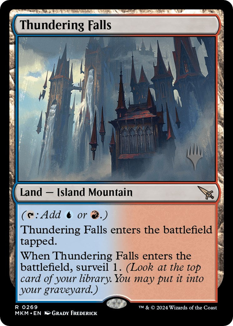 Thundering Falls (Promo Pack) [Murders at Karlov Manor Promos] | Deep Dive Games St. Marys