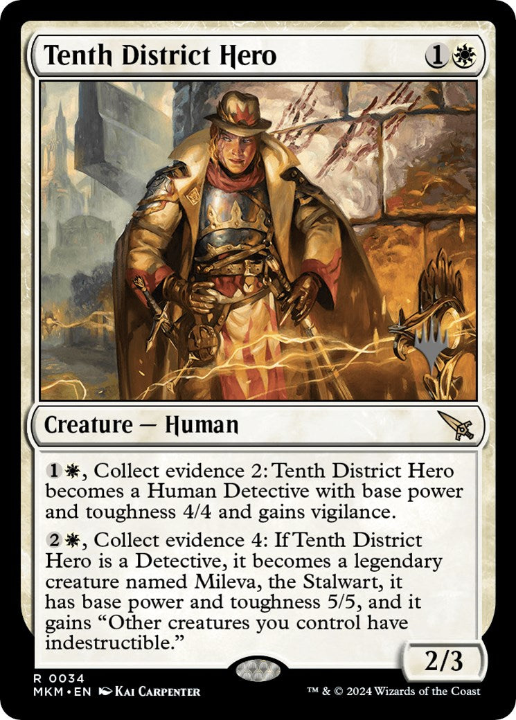 Tenth District Hero (Promo Pack) [Murders at Karlov Manor Promos] | Deep Dive Games St. Marys