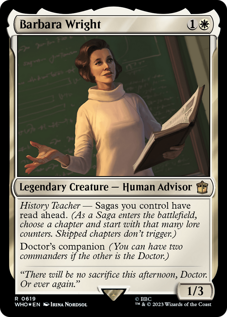 Barbara Wright (Surge Foil) [Doctor Who] | Deep Dive Games St. Marys