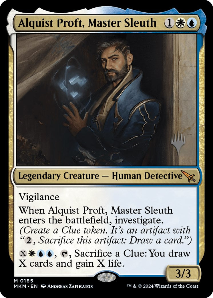 Alquist Proft, Master Sleuth (Promo Pack) [Murders at Karlov Manor Promos] | Deep Dive Games St. Marys