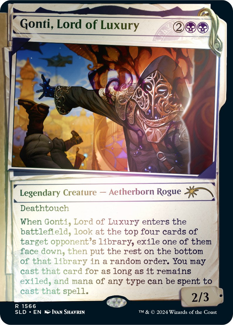 Gonti, Lord of Luxury (Rainbow Foil) [Secret Lair Drop Series] | Deep Dive Games St. Marys