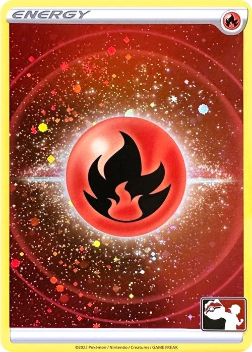 Fire Energy (Cosmos Holo) [Prize Pack Series Three] | Deep Dive Games St. Marys