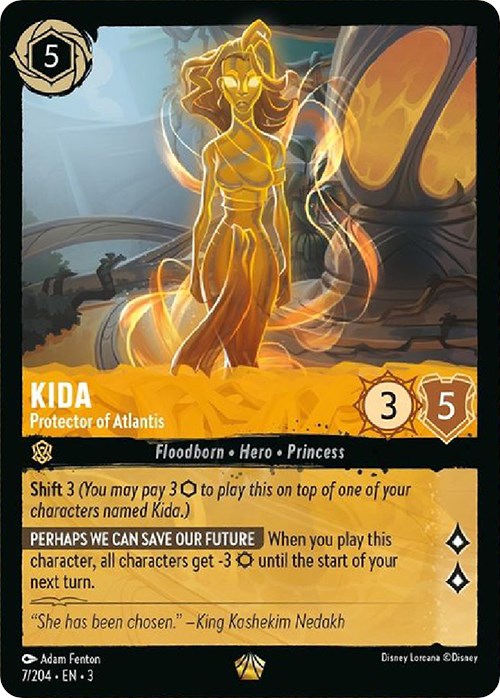Kida - Protector of Atlantis (7/204) [Into the Inklands] | Deep Dive Games St. Marys