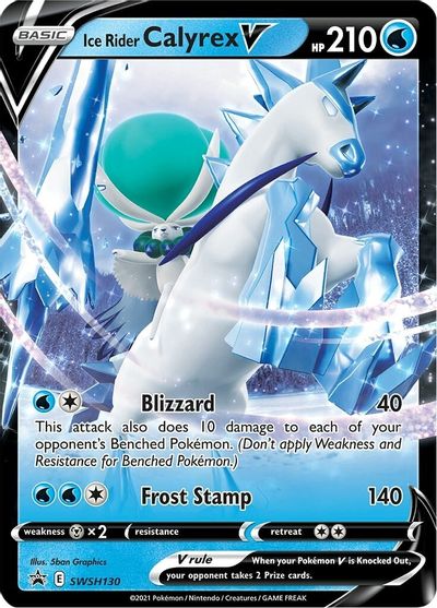 Ice Rider Calyrex V (SWSH130) [Sword & Shield: Black Star Promos] | Deep Dive Games St. Marys