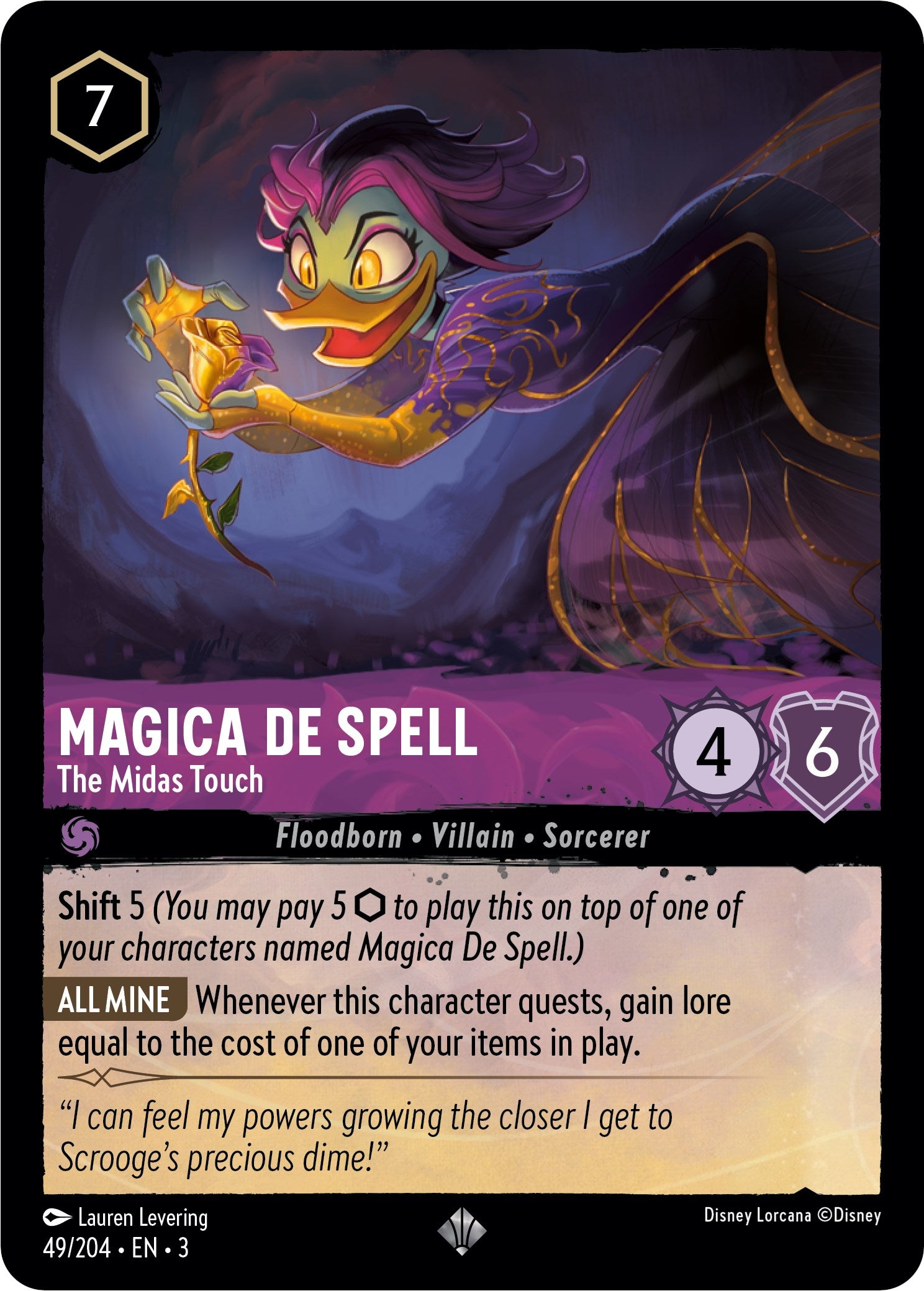 Magica De Spell - The Midas Touch (49/204) [Into the Inklands] | Deep Dive Games St. Marys