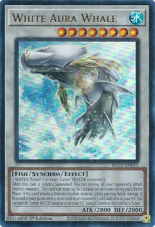 White Aura Whale [BLC1-EN011] Ultra Rare | Deep Dive Games St. Marys