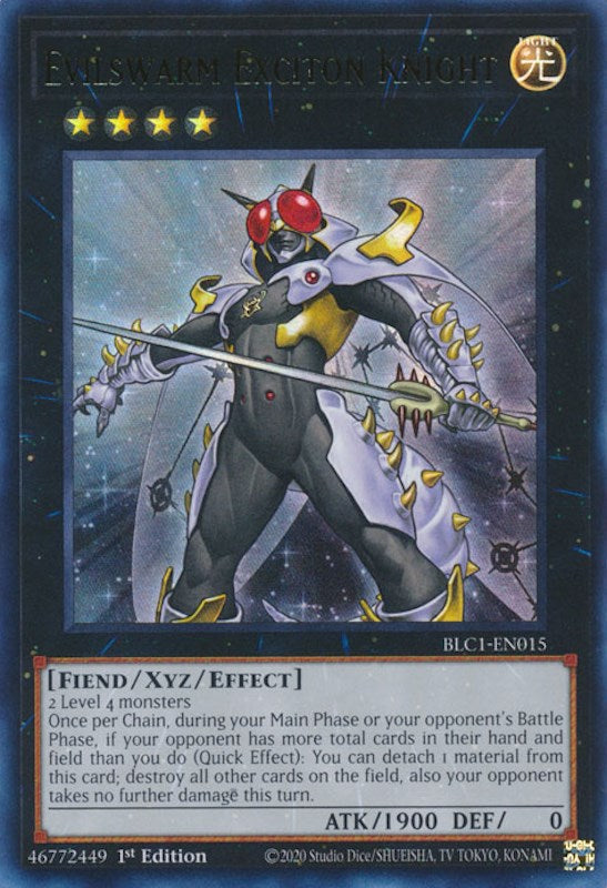 Evilswarm Exciton Knight [BLC1-EN015] Ultra Rare | Deep Dive Games St. Marys