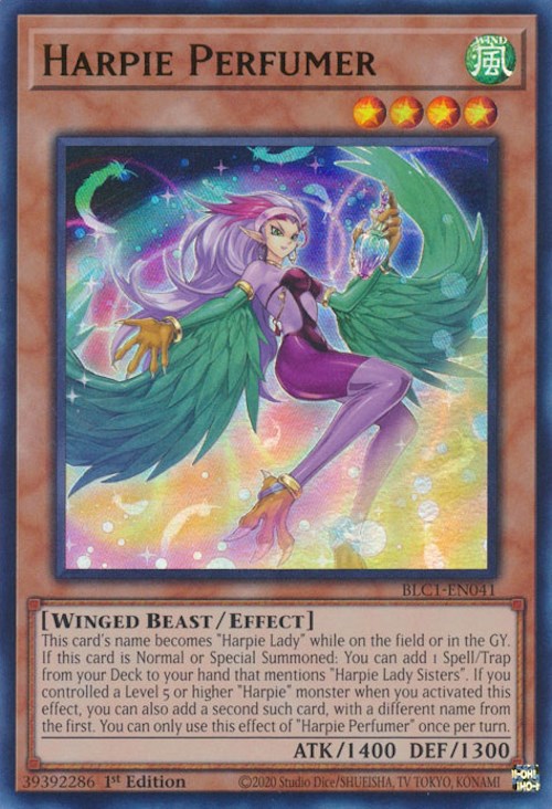 Harpie Perfumer [BLC1-EN041] Ultra Rare | Deep Dive Games St. Marys