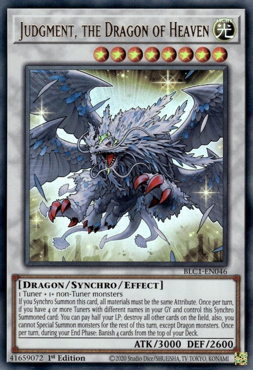 Judgment, the Dragon of Heaven [BLC1-EN046] Ultra Rare | Deep Dive Games St. Marys