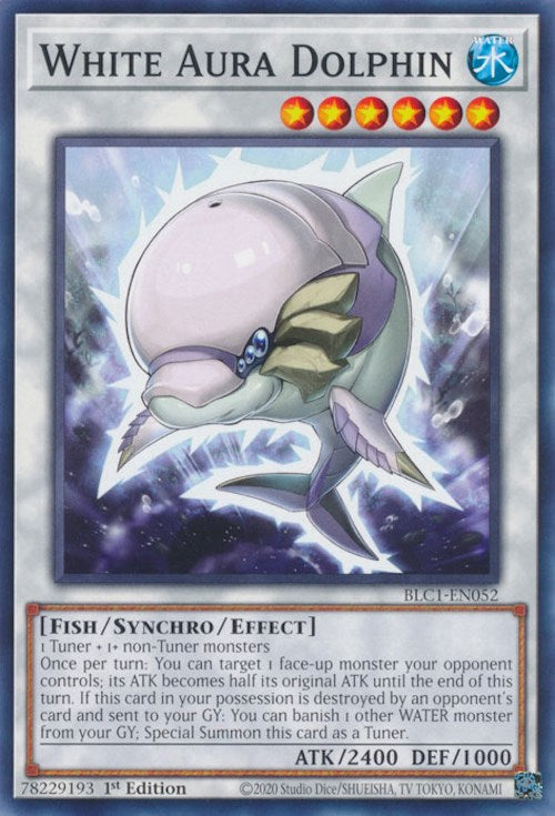 White Aura Dolphin [BLC1-EN052] Common | Deep Dive Games St. Marys