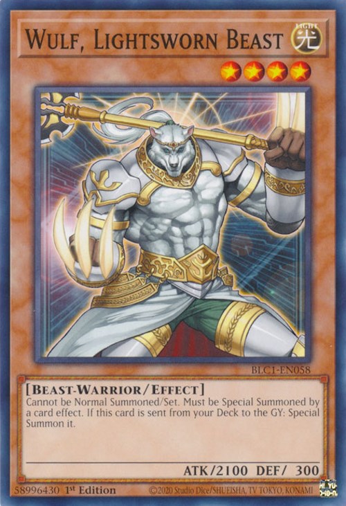 Wulf, Lightsworn Beast [BLC1-EN058] Common | Deep Dive Games St. Marys