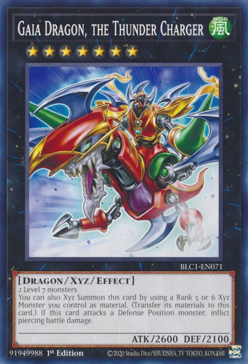 Gaia Dragon, the Thunder Charger [BLC1-EN071] Common | Deep Dive Games St. Marys