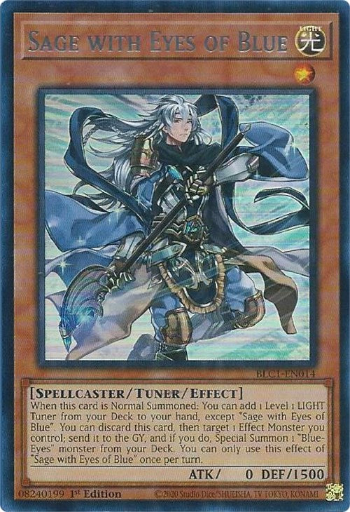 Sage with Eyes of Blue (Silver) [BLC1-EN014] Ultra Rare | Deep Dive Games St. Marys