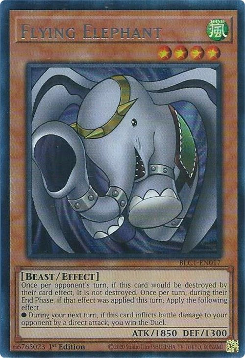 Flying Elephant (Silver) [BLC1-EN017] Ultra Rare | Deep Dive Games St. Marys