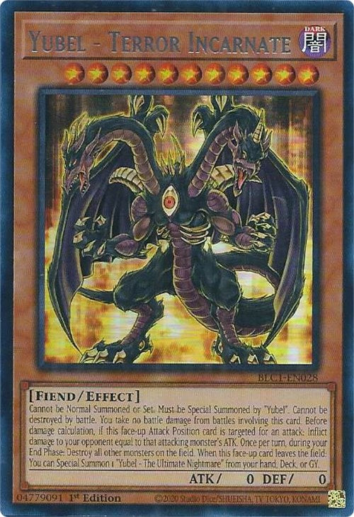 Yubel - Terror Incarnate (Silver) [BLC1-EN028] Ultra Rare | Deep Dive Games St. Marys