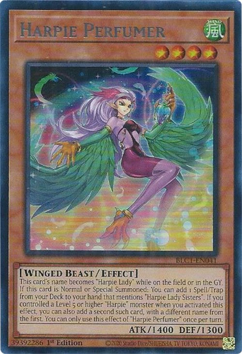 Harpie Perfumer (Silver) [BLC1-EN041] Ultra Rare | Deep Dive Games St. Marys