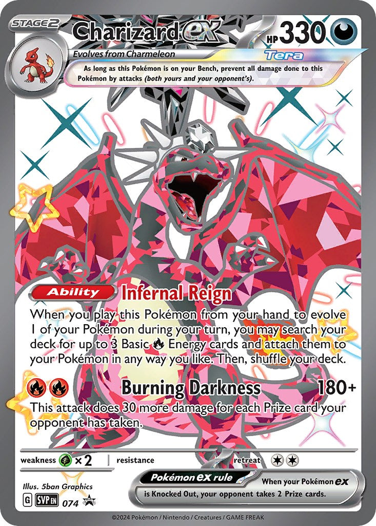 Charizard ex (074) [Scarlet & Violet: Black Star Promos] | Deep Dive Games St. Marys