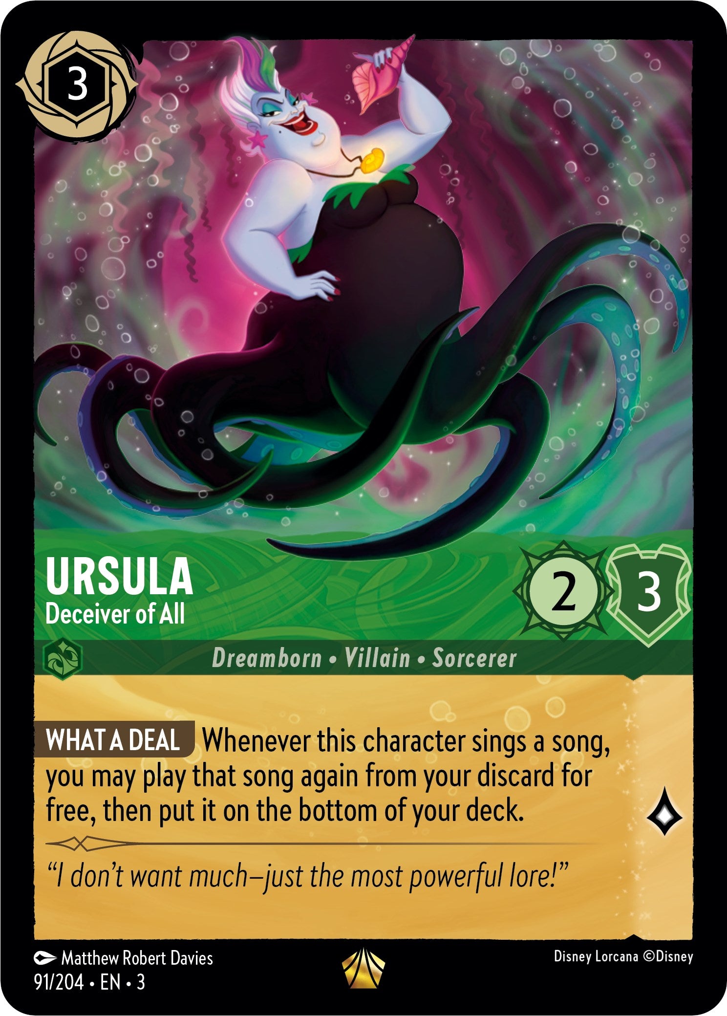 Ursula - Deceiver of All (91/204) [Into the Inklands] | Deep Dive Games St. Marys