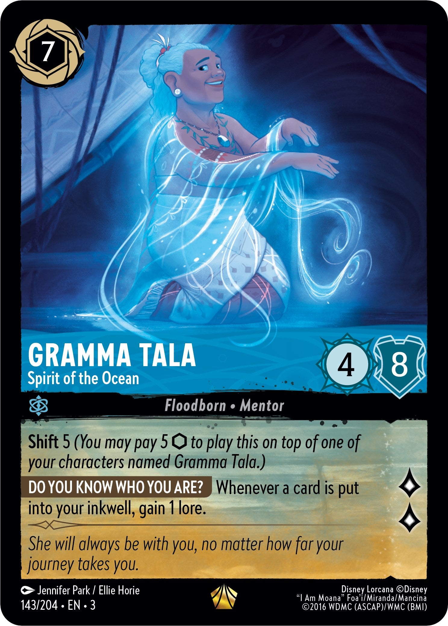 Gramma Tala - Spirit of the Ocean (143/204) [Into the Inklands] | Deep Dive Games St. Marys