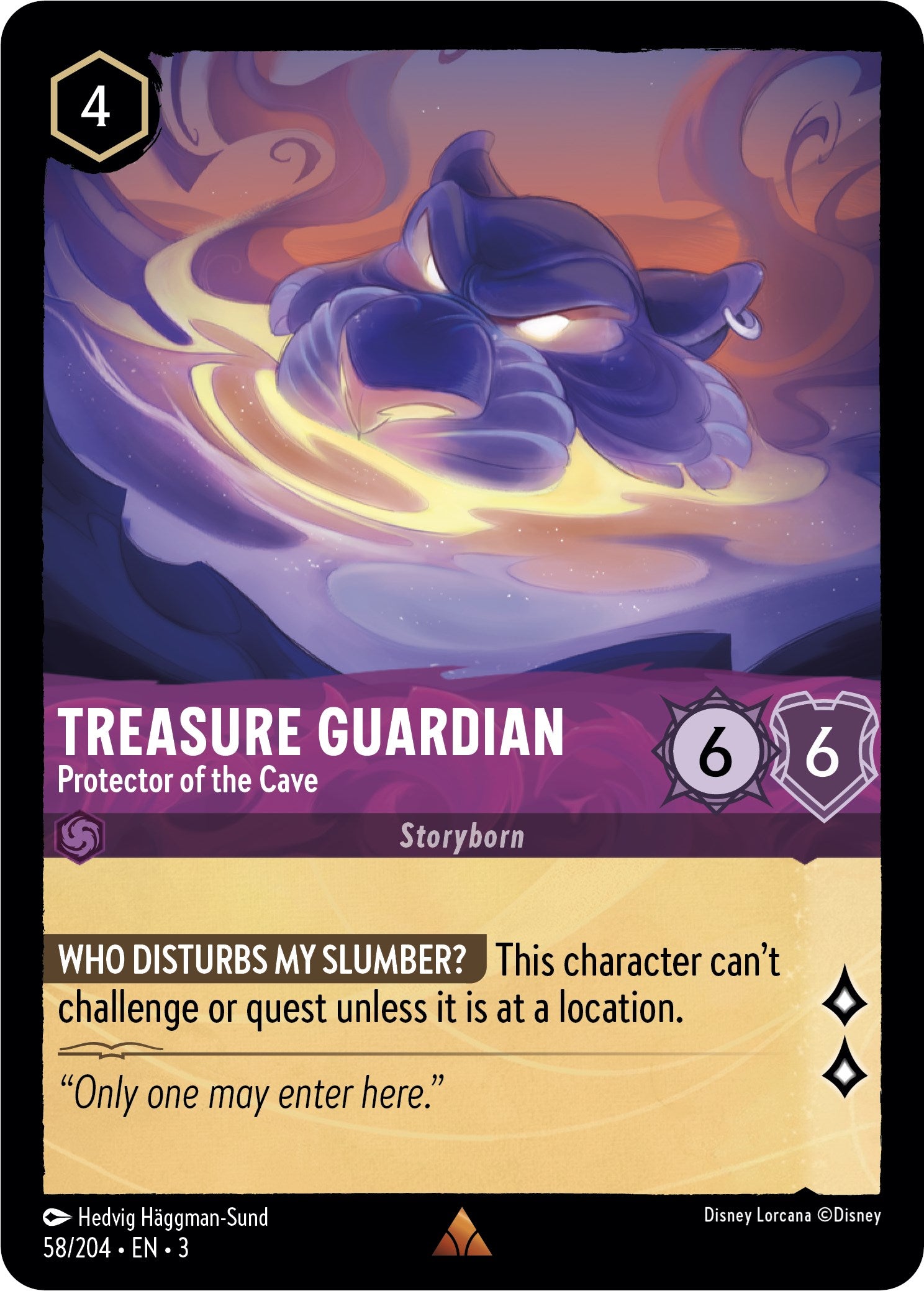 Treasure Guardian - Protector of the Cave (58/204) [Into the Inklands] | Deep Dive Games St. Marys