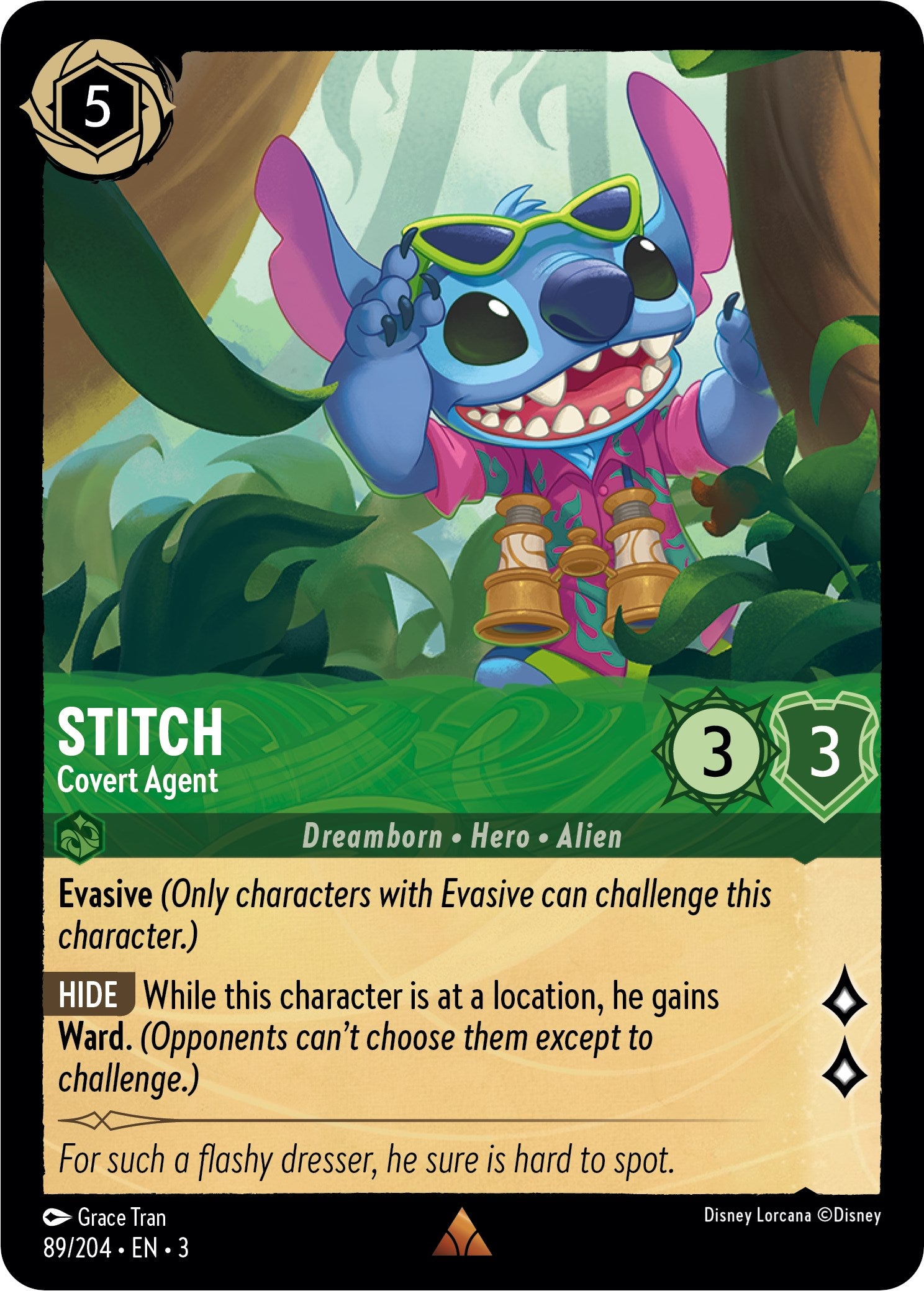 Stitch - Covert Agent (89//204) [Into the Inklands] | Deep Dive Games St. Marys