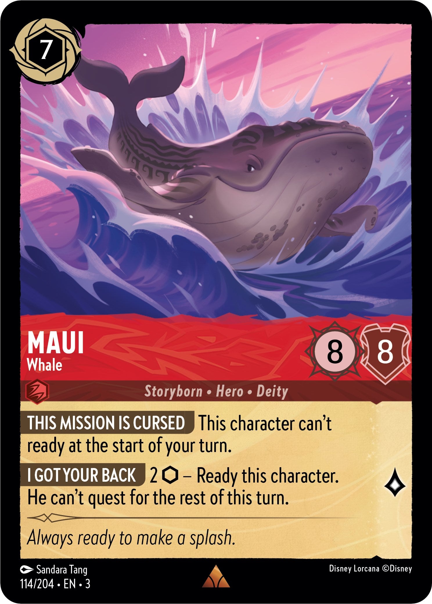 Maui - Whale (114//204) [Into the Inklands] | Deep Dive Games St. Marys