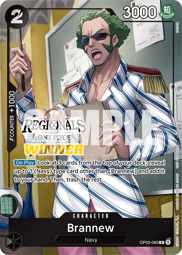 Brannew (Offline Regional 2024) [Winner] [One Piece Promotion Cards] | Deep Dive Games St. Marys