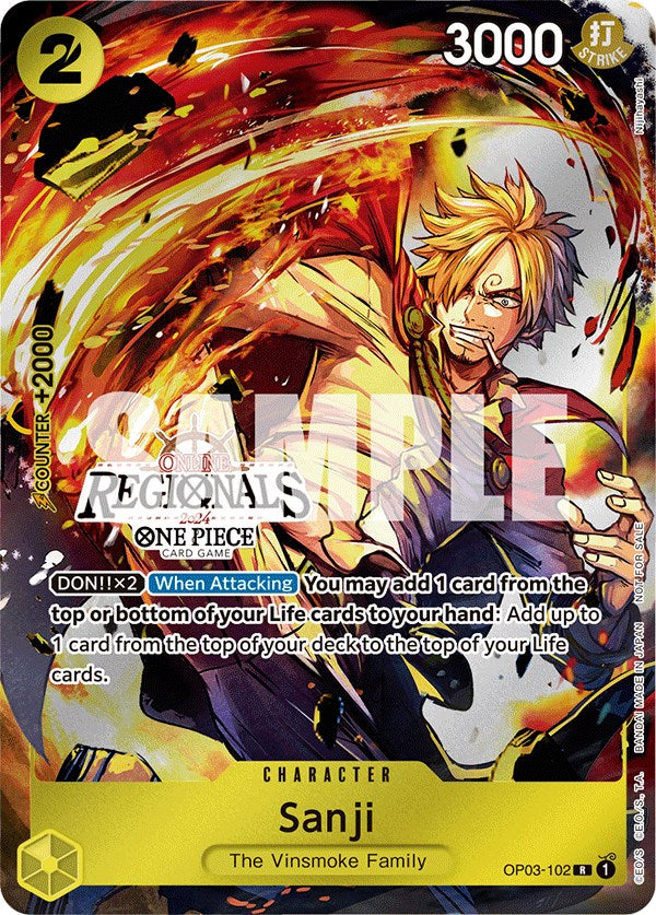 Sanji (Online Regional 2024) [Participant] [One Piece Promotion Cards] | Deep Dive Games St. Marys