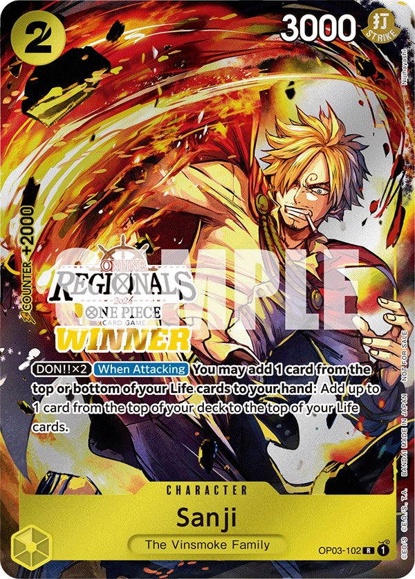 Sanji (Online Regional 2024) [Winner] [One Piece Promotion Cards] | Deep Dive Games St. Marys