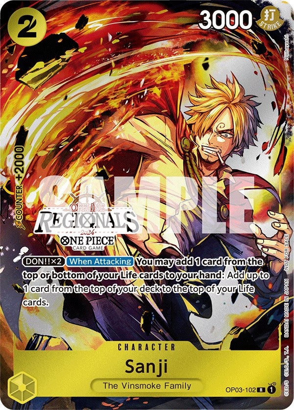 Sanji (Offline Regional 2024) [Participant] [One Piece Promotion Cards] | Deep Dive Games St. Marys