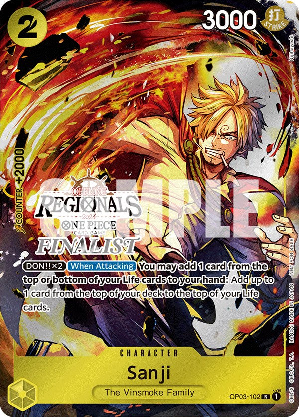 Sanji (Offline Regional 2024) [Finalist] [One Piece Promotion Cards] | Deep Dive Games St. Marys