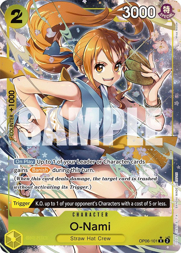 O-Nami (Alternate Art) [Wings of the Captain] | Deep Dive Games St. Marys