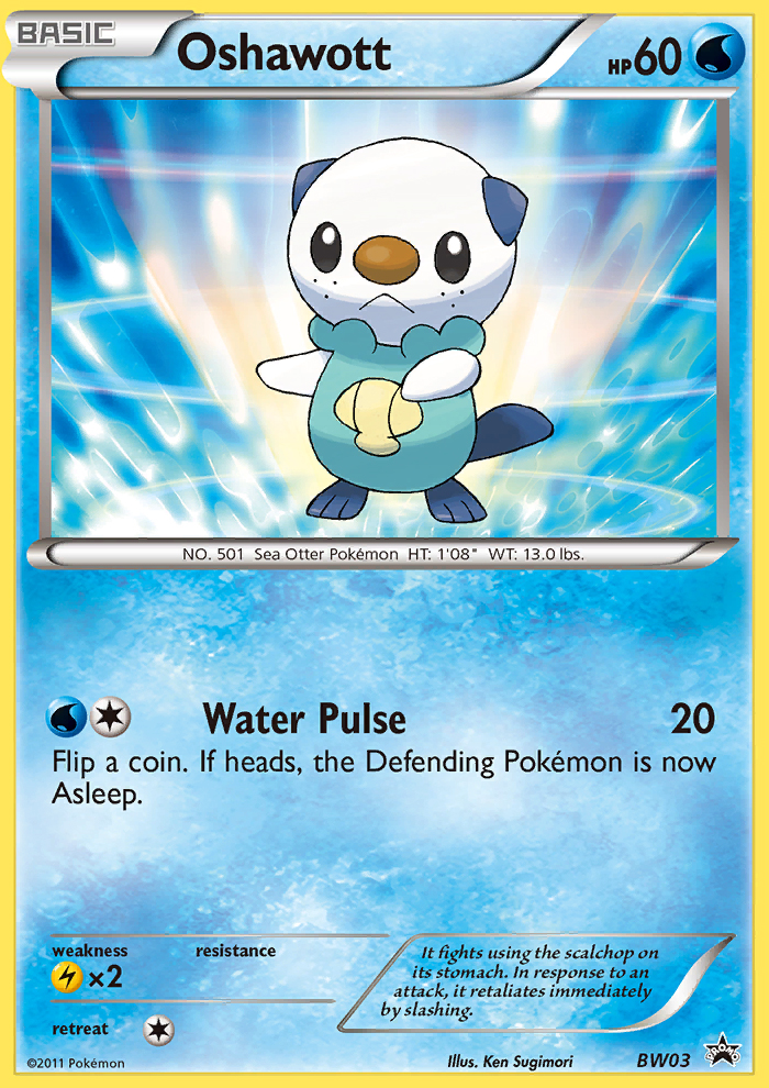 Oshawott (BW03) [Black & White: Black Star Promos] | Deep Dive Games St. Marys