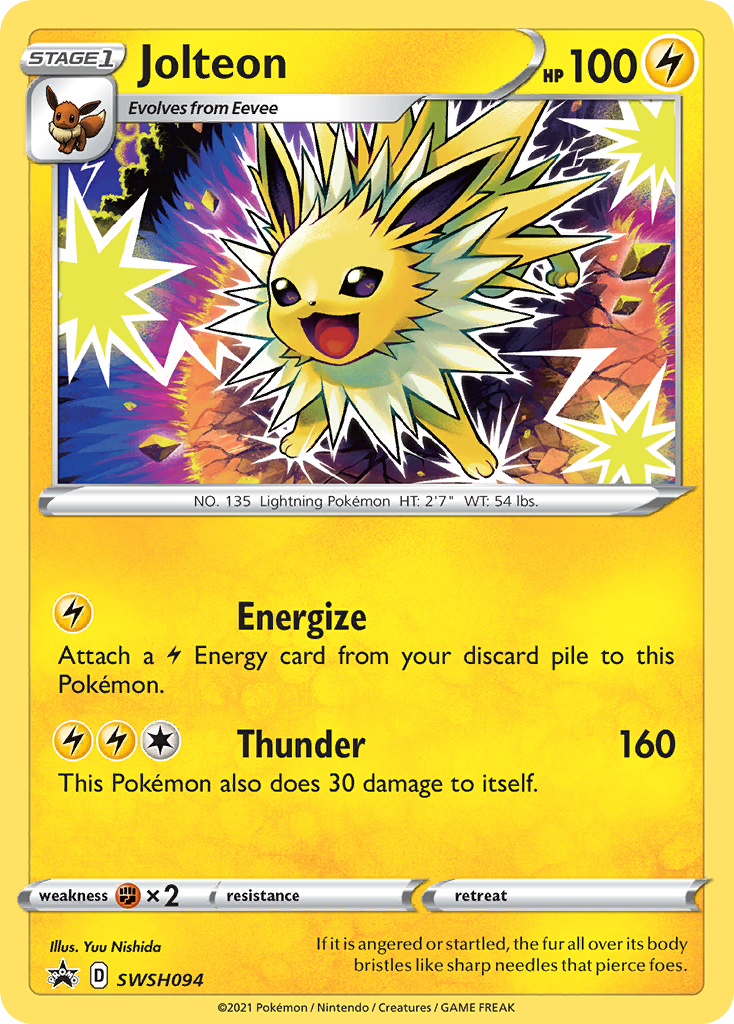 Jolteon (SWSH094) [Sword & Shield: Black Star Promos] | Deep Dive Games St. Marys