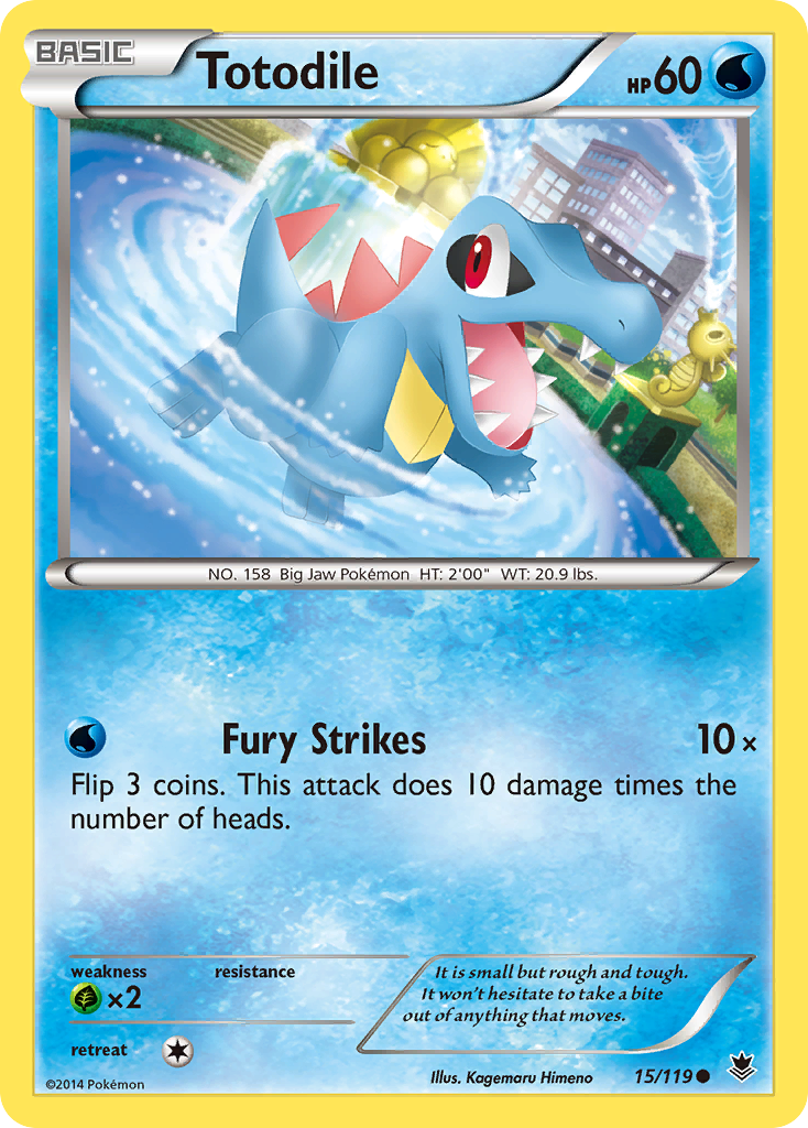 Totodile (15/119) [XY: Phantom Forces] | Deep Dive Games St. Marys