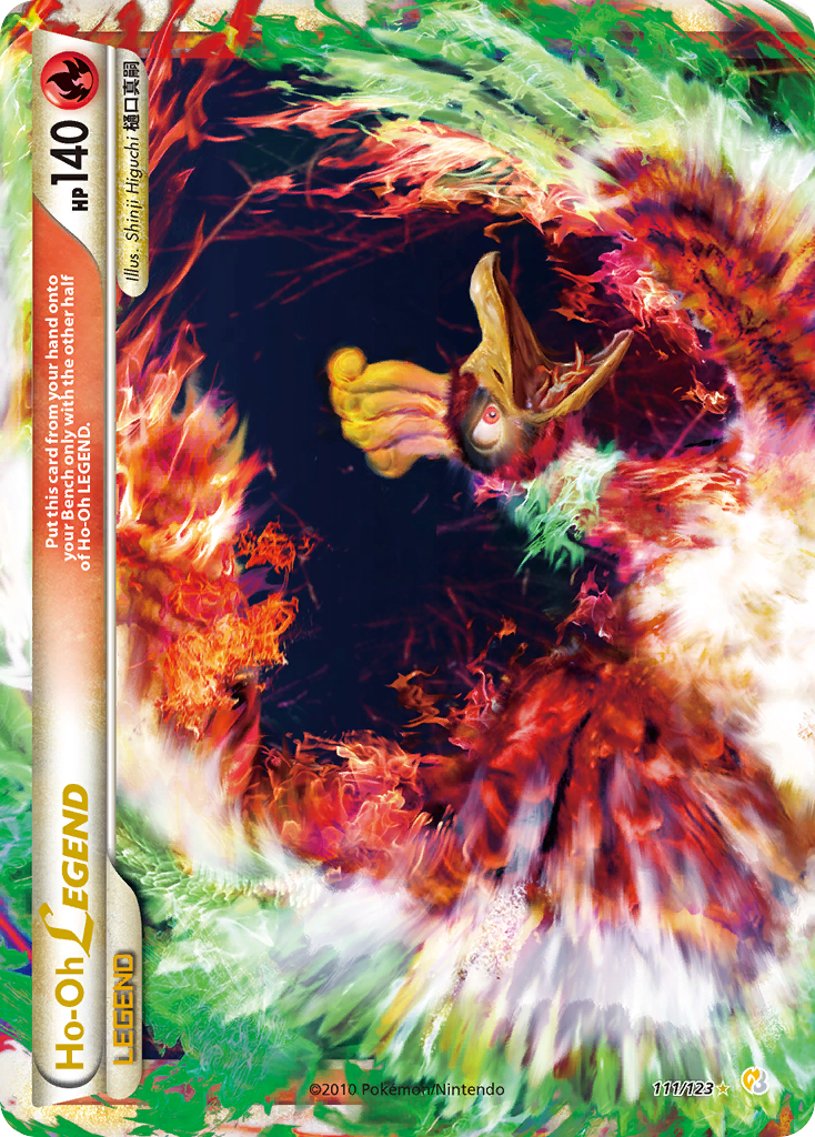 Ho-Oh LEGEND (111/123) [HeartGold & SoulSilver: Base Set] | Deep Dive Games St. Marys