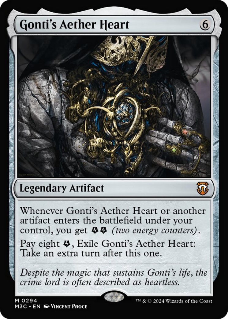 Gonti's Aether Heart [Modern Horizons 3 Commander] | Deep Dive Games St. Marys