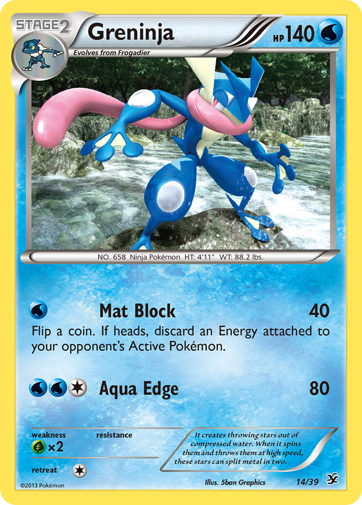 Greninja (14/39) [XY: Kalos Starter Set] | Deep Dive Games St. Marys