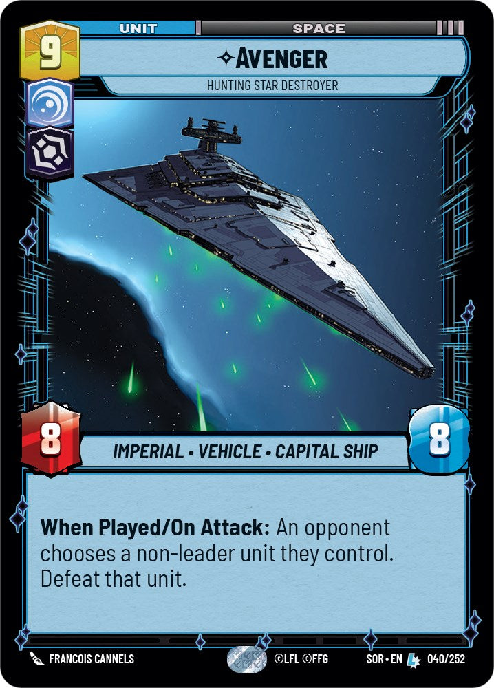 Avenger - Hunting Star Destroyer (040/252) [Spark of Rebellion] | Deep Dive Games St. Marys