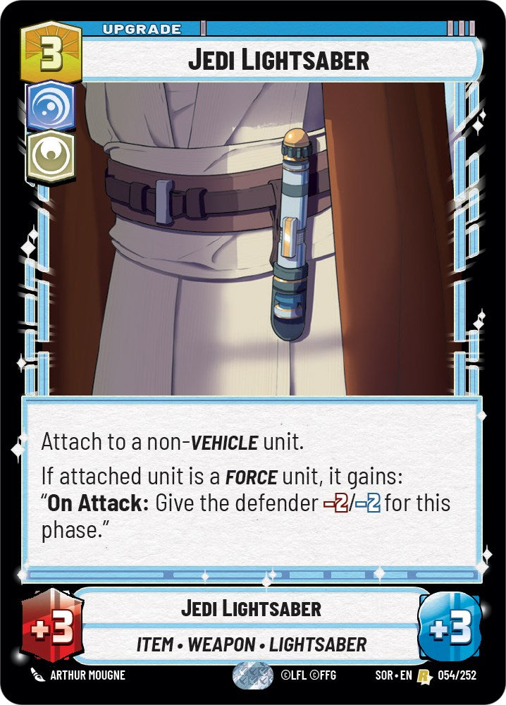 Jedi Lightsaber (054/252) [Spark of Rebellion] | Deep Dive Games St. Marys