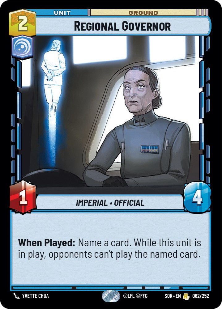 Regional Governor (062/252) [Spark of Rebellion] | Deep Dive Games St. Marys