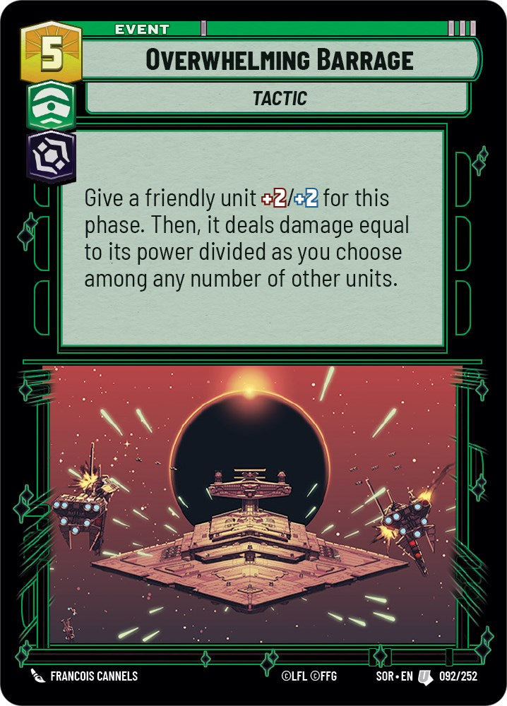 Overwhelming Barrage (092/252) [Spark of Rebellion] | Deep Dive Games St. Marys