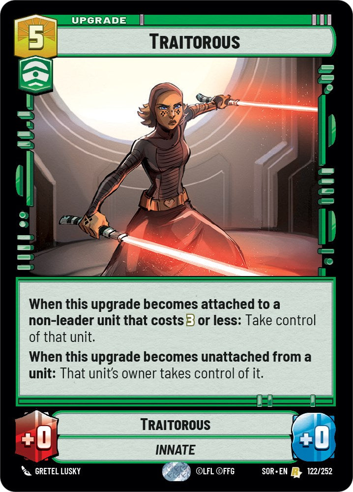 Traitorous (122/252) [Spark of Rebellion] | Deep Dive Games St. Marys